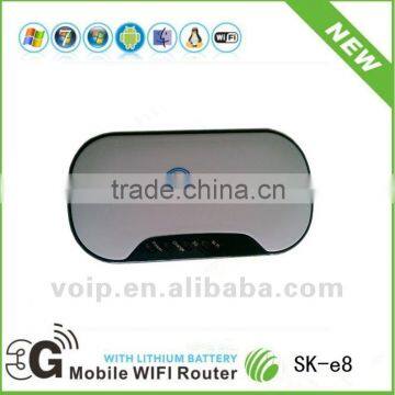 portable 3g wifi wireless router SK-e8