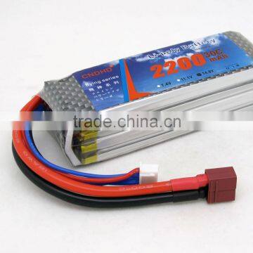 CNDHD 14.8V 30C 2200MAH 4S Lipo Battery Pack High Power for RC Fixed Wing Aircraft Copter Models photo-2