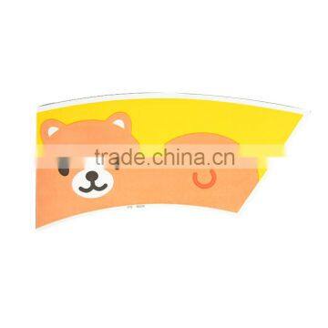 Hangzhou LvYang/GoBest colorful printed paper cup fan