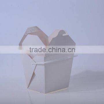 Hangzhou Lvyang/GoBest disposable White Take Away Paper Box