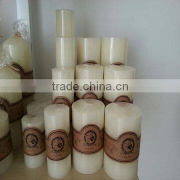 cheapest! pliiar church wax candle from biggest candle factory in China