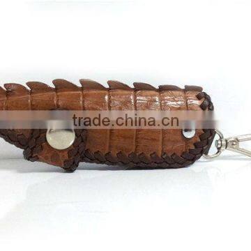 Crocodile Leather Key Case With Hooks Designer Key Wallet Smart Key Wallet