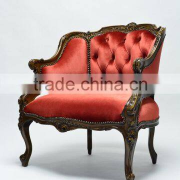 French Classic Antiqued accent chair