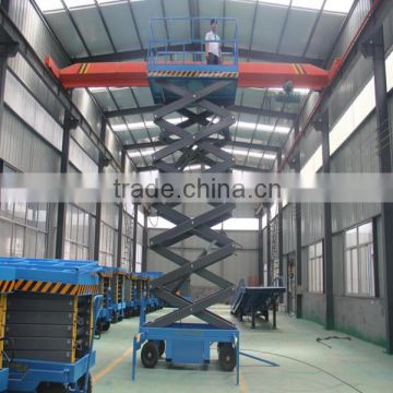 8m mobile scissor lift platform for warehouse