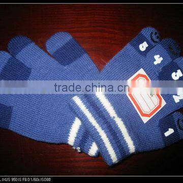 wholesale China acrylic magic knit hand gloves