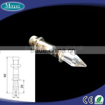 EP-012 RGBW stainless steel light end fitting in icicles shape