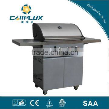 stainless steel gas barbecue grill