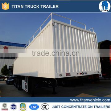 Agricultural Semi Trailer Grain Transport in bulk wheat carrier trailer