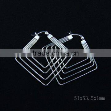 Square Loop Earrings for Lady High Quality photo-3