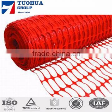 HDPE warning orange barrier fence plastic mesh