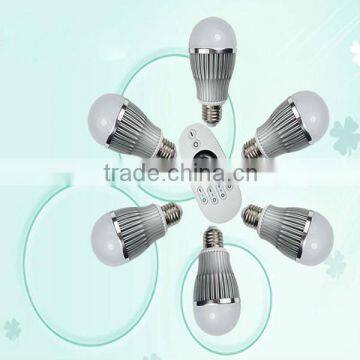 Color Temperature & Brightness Adjustable, AC85-265V 6W LED Wireless RF Remote Control Bulb Lights 2.4G Group Division photo-3