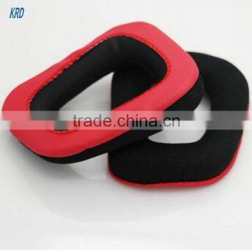 Soft Replacement Ear pads Headband Cushion Black Earpads for Logitech G35 G930 G430 F450 Black Headphones