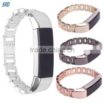 High Quality Metal Stainless Steel Watch Band Strap Bracelet For Fitbit Alta Tracker Watch Accessories