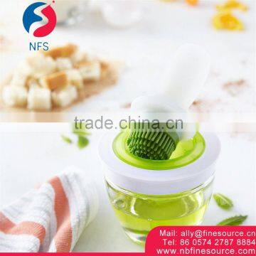 Good Quality Convenient Oil Bottle With Brush Kitchen Silicone Cooking Oil Brush