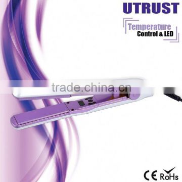 Auto Rotation Hair Straightener With LCD Ttemperature Display