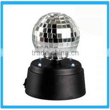 Multi LED Wedding Xmas Halloween Mirror Ball,No Blind Angle Party Flashing Lighs