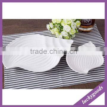 Flat Square Shape White Porcelain Flat Plate Wholesale photo-5