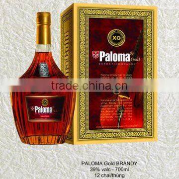 Paloma Gold Brandy 39% valc - 700ml