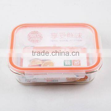 Hot Sale Multifunctional Round Shape Fresh Box for Food Glass Box