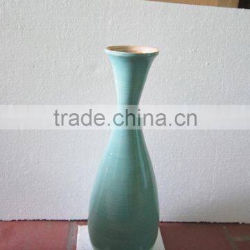 Turquoise Ceramic Imitation Made Of Natural Bamboo, 100% Handicraft in Vietnam