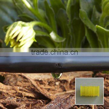 Anti UV Drip Pipe/drip irrigation pipe/ With inline Cylinder Dripper for sale