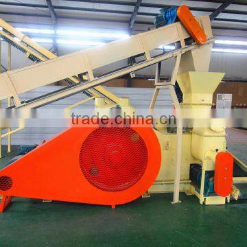 complete wood sawdust pellet production line from crusher to packing machine