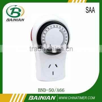 SAA Australia Analog 15 minutes segments plug-in 24 hours mechanical timer