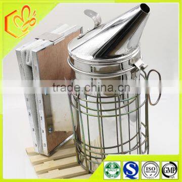 Chinese manufacturer supply stainless steel honey bee smoker assuranced quality