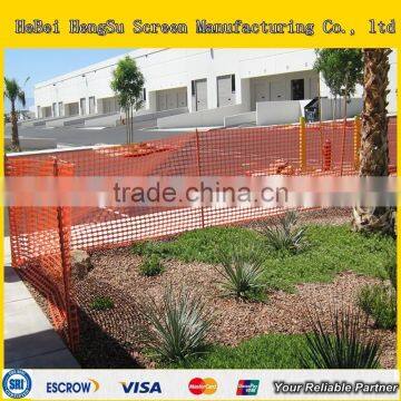 Orange Safety Mesh Or Security Fencing