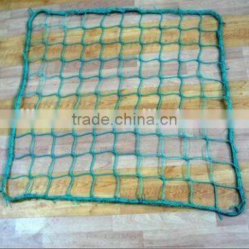 Knotty or knotless wear resisting building flame retardant netting