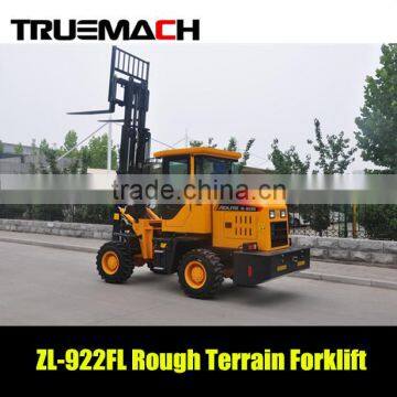2Ton 4WD All Rough Terrain Forklift With EuroIII Engine photo-2