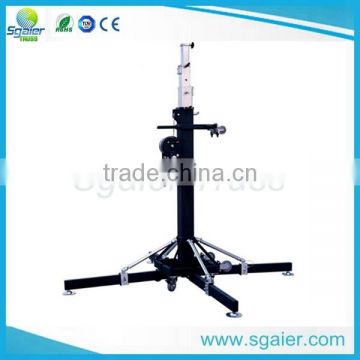 crank stand for event lighting truss, hand crank lift, lifting tower for lighting