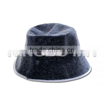 Embroider Wool Sauna Hat/Cap