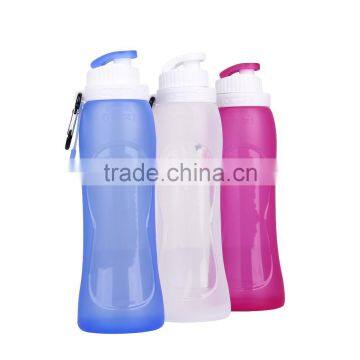 2017 New Silicone Foldable Water Bottle Gym Bottles Bike Water Bottles photo-3