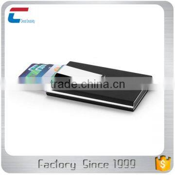 Credit Card Holder RFID Blocking Stainless Steel Business Card Holder Automatic Pop-up Card Case photo-4