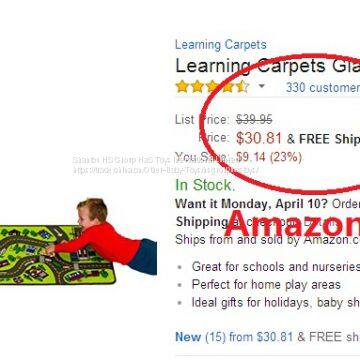 HS Group Ha'S HaS игрушки для младенцев - игровые коврики с шараханьем photo-2