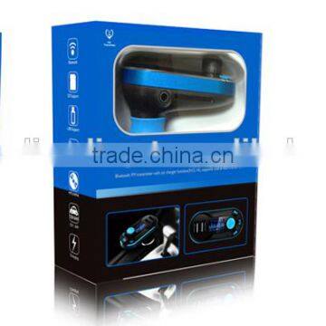 New Design Dual Usb Wireless Bluetooth Car FM Transmitter MP3 Player Car Kit Charger for IPhone6 Samsung photo-6