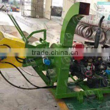 New Type Diesel Engine Mobile Small Wood Chipper