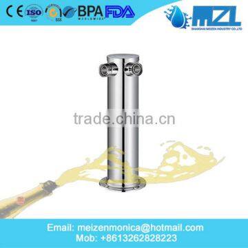 US Style Big Discount Two Taps Column Beer Tower photo-3
