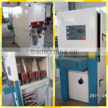 PE / PVC Sander WPC Embossing Machine For Water Construction , Balcony