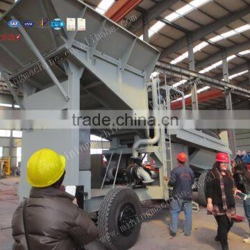 Mobile Alluvial Gold Sand Ore Washing Trommel Screen for Ghana photo-3