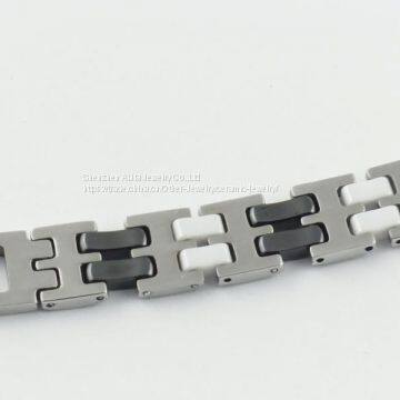 CZ Stones Inlay And Ceramic Bracelet Jewelry Unisex / Women