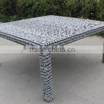 F - Фушанская наружная современная садовая мебельная набор для обедения из плетеного тростника (CF741+CF1274T+CF1244C) photo-5