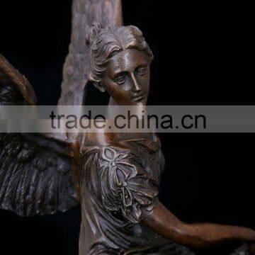 Ourdoor Decorative Bronze Angel Sculpture photo-3