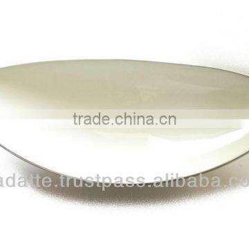 Recycled Aluminium Egg White Enamel Fruit Bowl