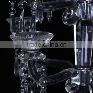 Modern Style OEM Quality Cheap Glass Wedding Crystal Candelabra With Fast Delivery photo-2
