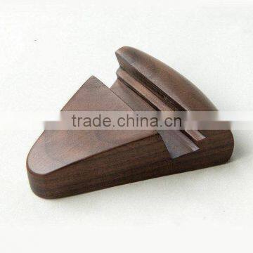 Natural Walnut Wooden Cell Phone Stand