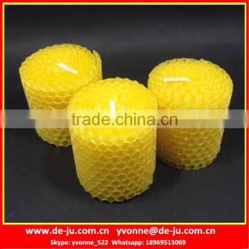 Chinese Supplier Candle Gift Golden Candle Bee Wax