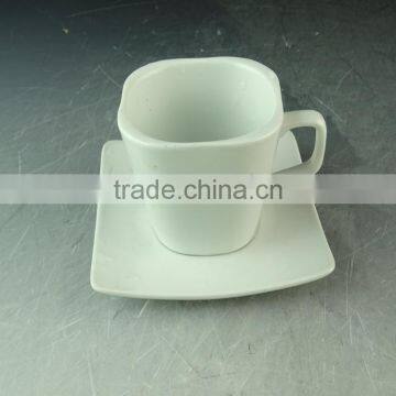 wholesale cheap hotel restaurant white custom ceramic porcelain coffee tea cup with decal