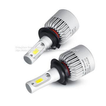 2017 New Products 9-32V  S2  H7 cob led car headlight high/low 72w 8000lm 2.5a led car headlight